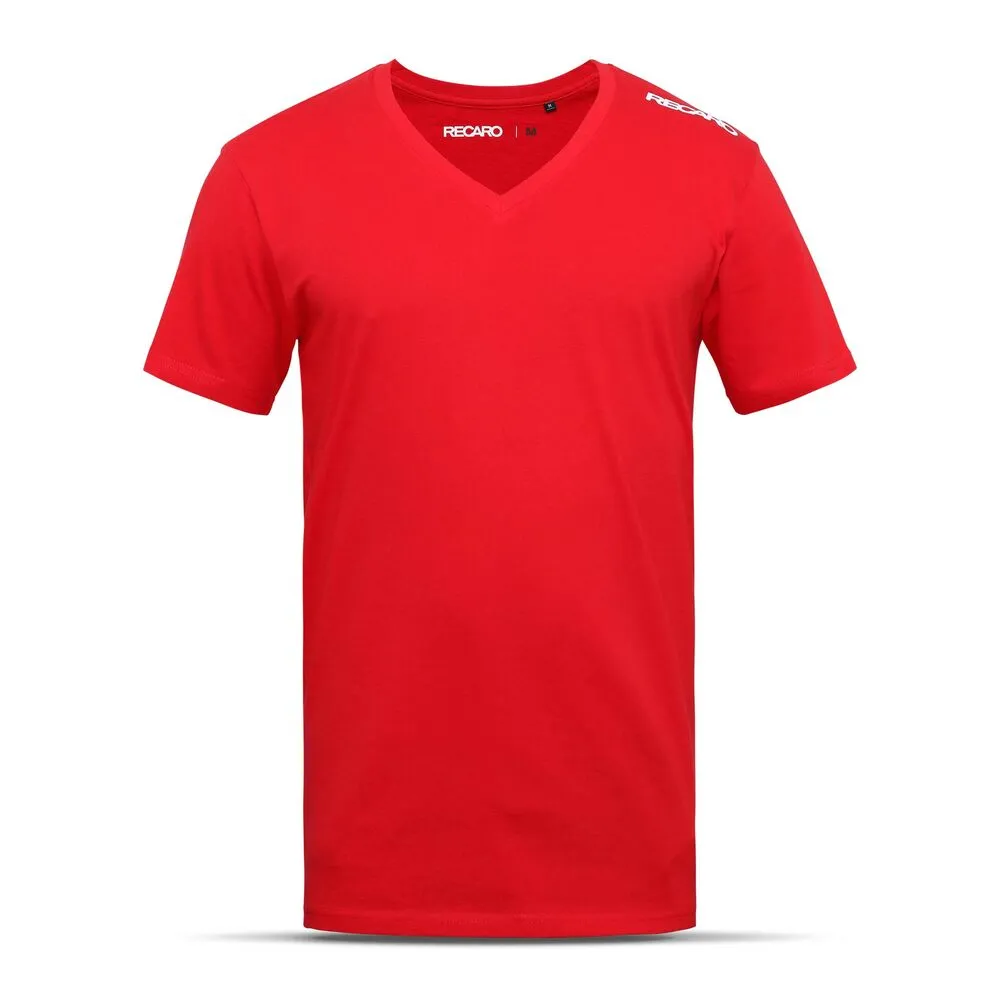 Maglia a Maniche Corte Uomo Recaro Race Rosso (Taglia S)