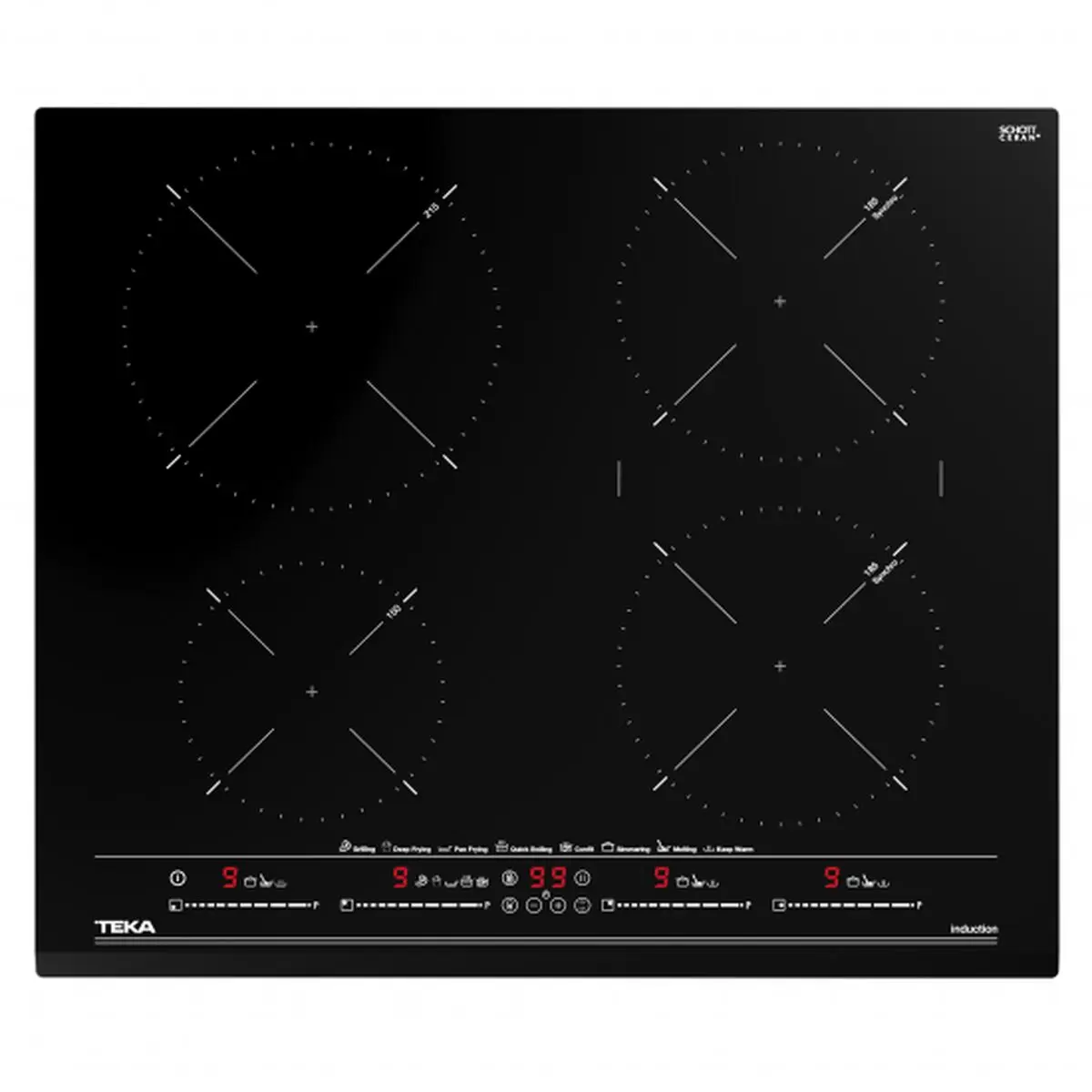 Piano Cottura ad Induzione Teka IZC 64630 BK MST 60 cm 8800 W
