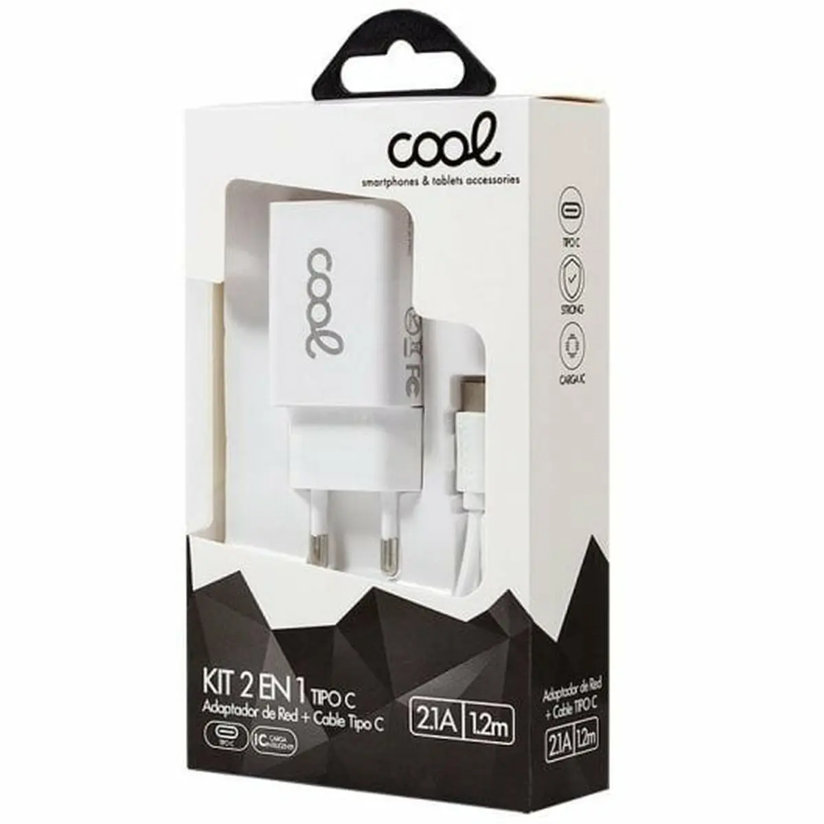 Caricabatterie da Parete + Cavo USB-C Cool