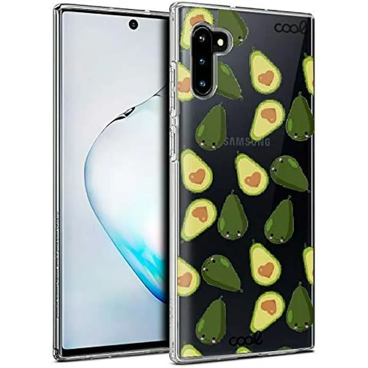 Custodia per Cellulare Cool Clear Avocados Samsung Galaxy Note 10 Multicolore