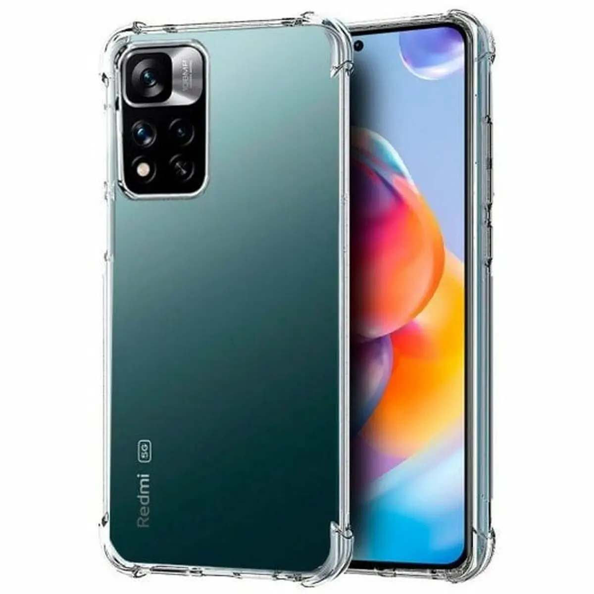 Custodia per Cellulare Cool Xiaomi Redmi Note 11 Pro+ 5G Trasparente Xiaomi