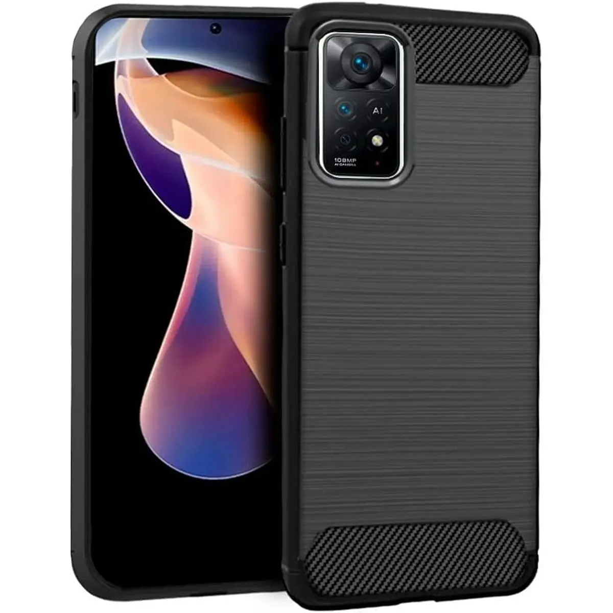 Custodia per Cellulare Cool Xiaomi Redmi Note 11 Pro | Xiaomi Redmi Note 11 Pro 5G Nero Redmi Note 11 Pro, Pro 5G