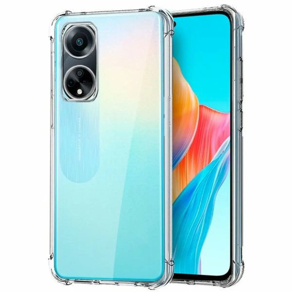 Custodia per Cellulare Cool OPPO A98 5G Trasparente OPPO