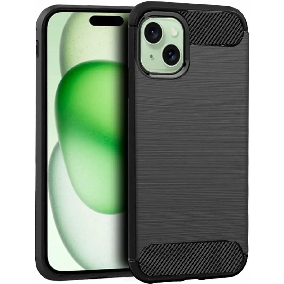 Custodia per Cellulare Cool iPhone 15 Plus Nero iPhone 15 Plus