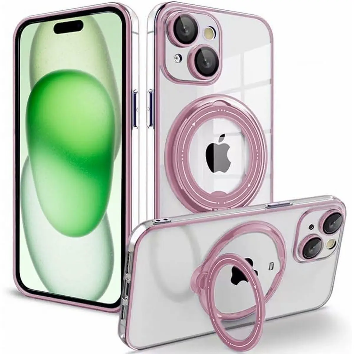 Custodia per Cellulare Cool iPhone 15 Plus Rosa Apple