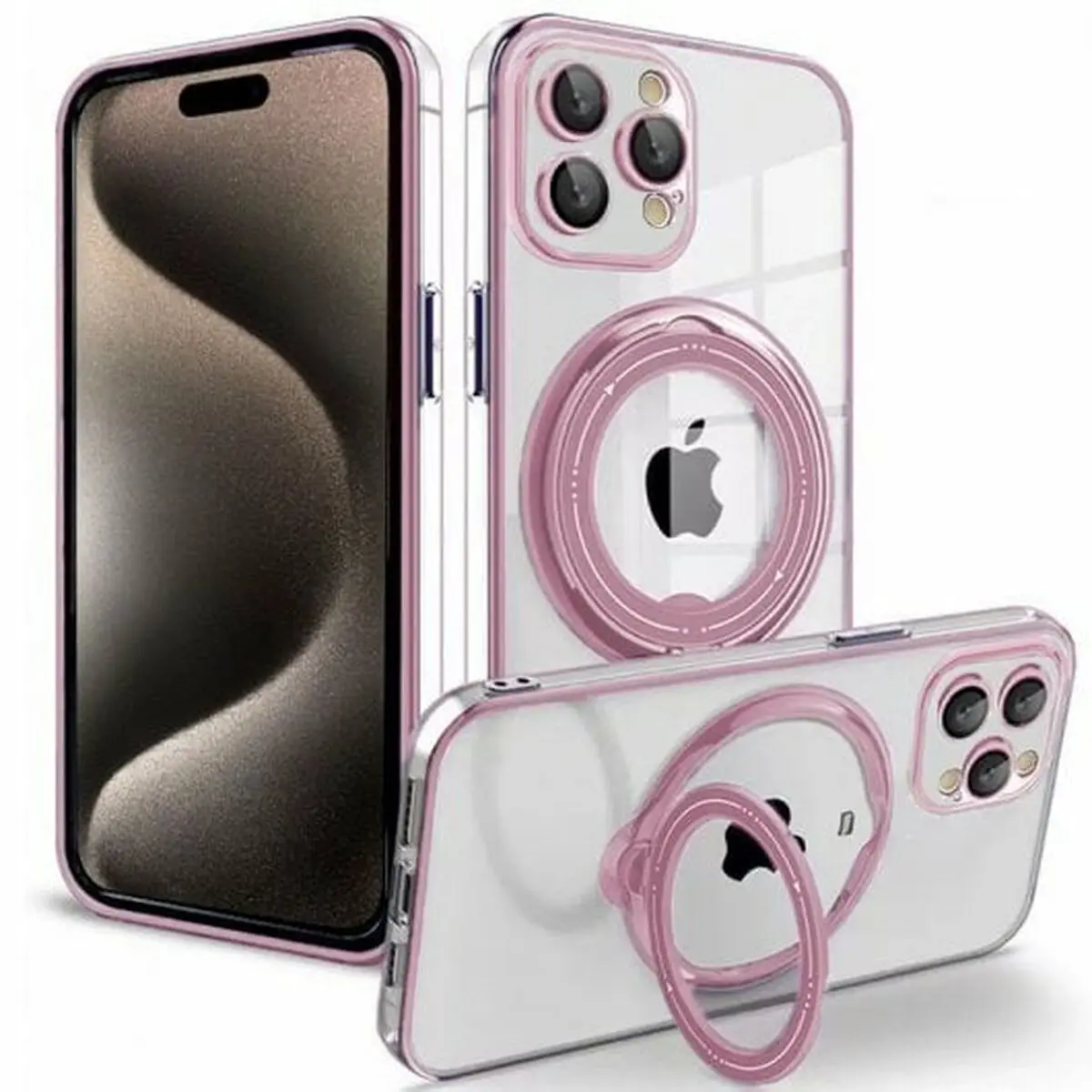 Custodia per Cellulare Cool iPhone 15 Pro Rosa Apple