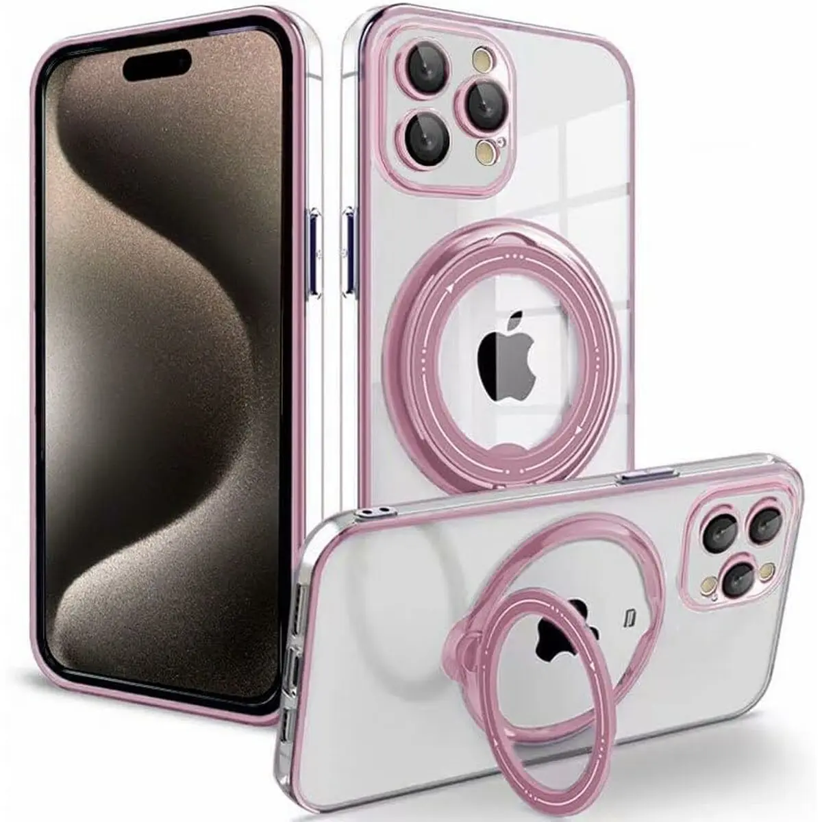 Custodia per Cellulare Cool iPhone 15 Pro Max Rosa Apple