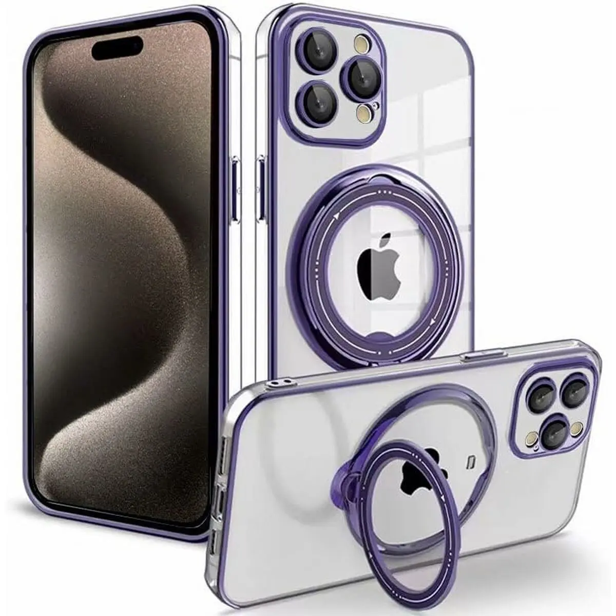 Custodia per Cellulare Cool iPhone 15 Pro Max Apple Violetta