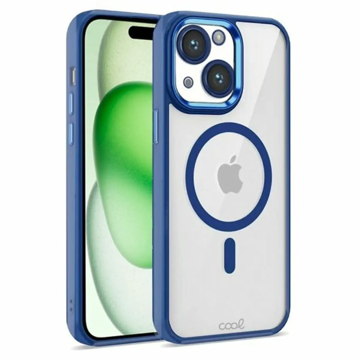 Custodia per Cellulare Cool iPhone 15 Plus Azzurro Apple