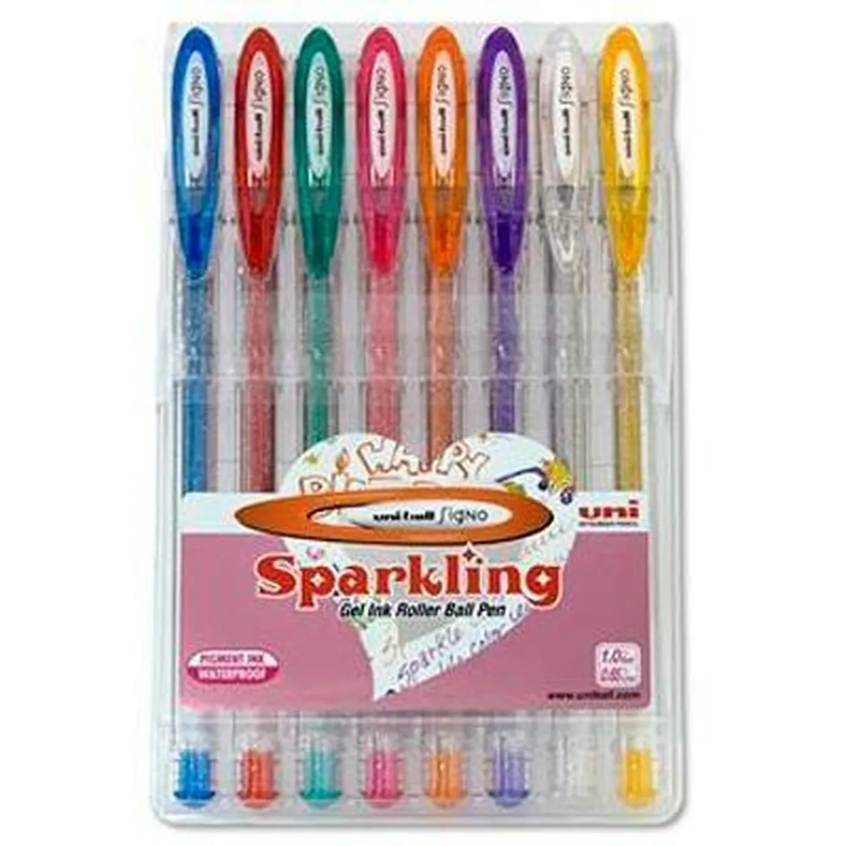 Set di Penne Uni-Ball Rollerball Signo UM-120 Multicolore