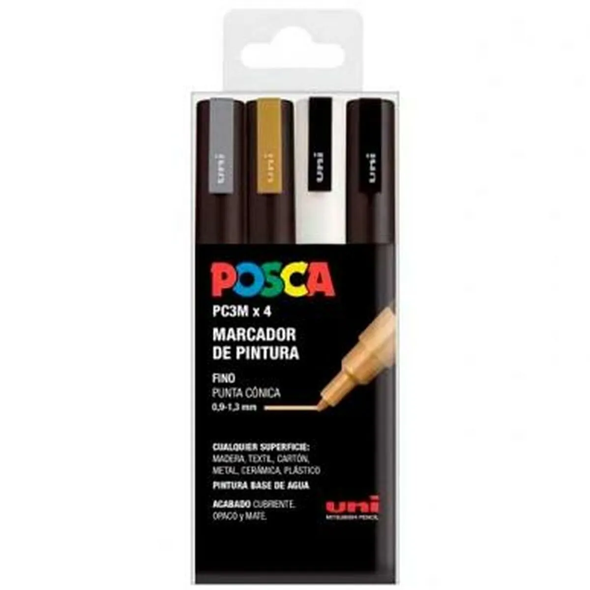 Set di Pennarelli POSCA PC-3M GSWB Multicolore