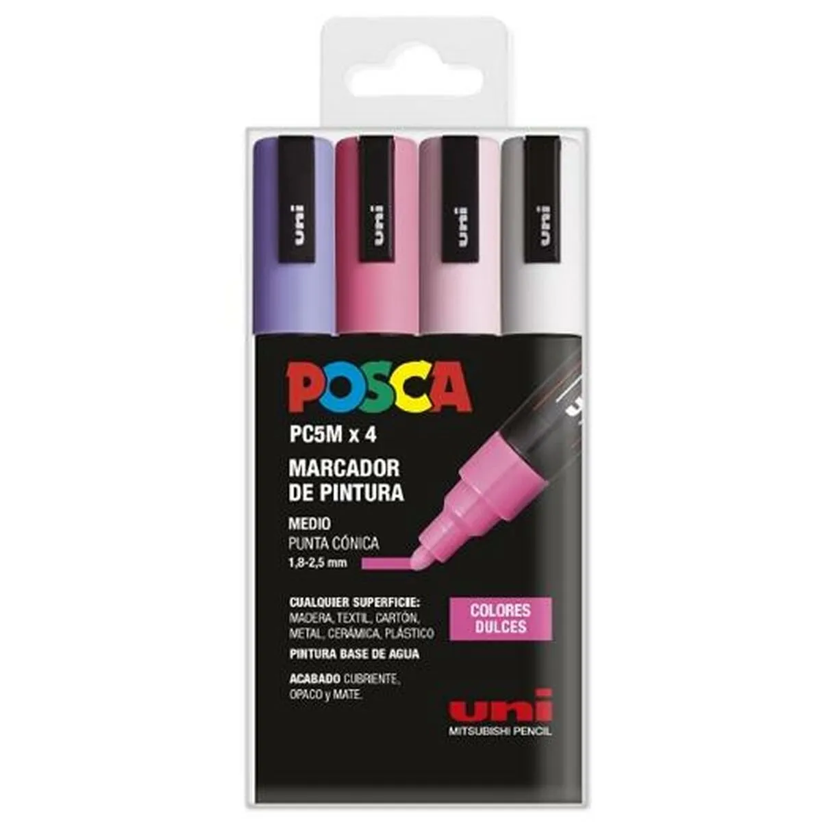 Set di Pennarelli POSCA PC-5M Sweet