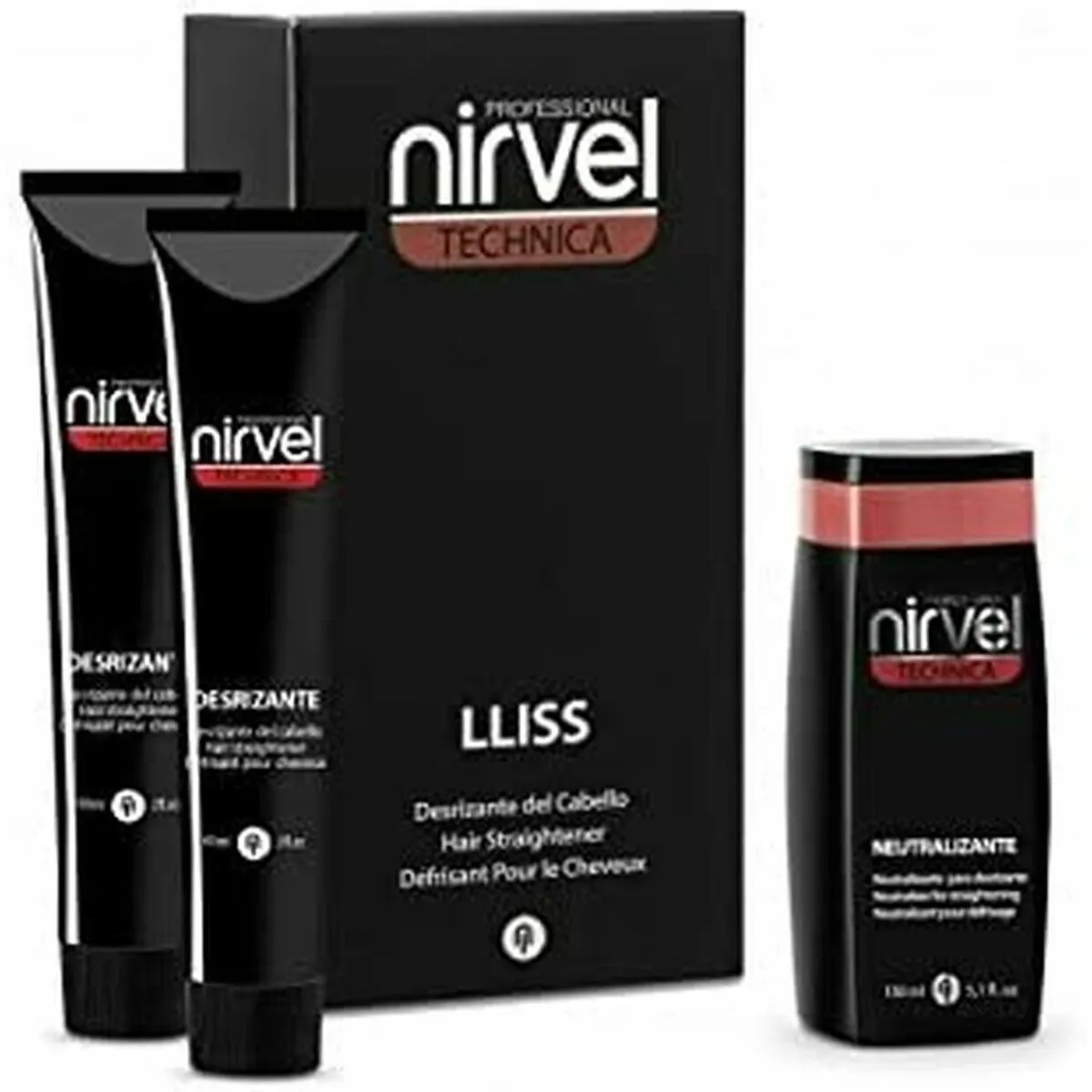 Trattamento Lisciante per Capelli Nirvel Tec Liss (3 pcs)