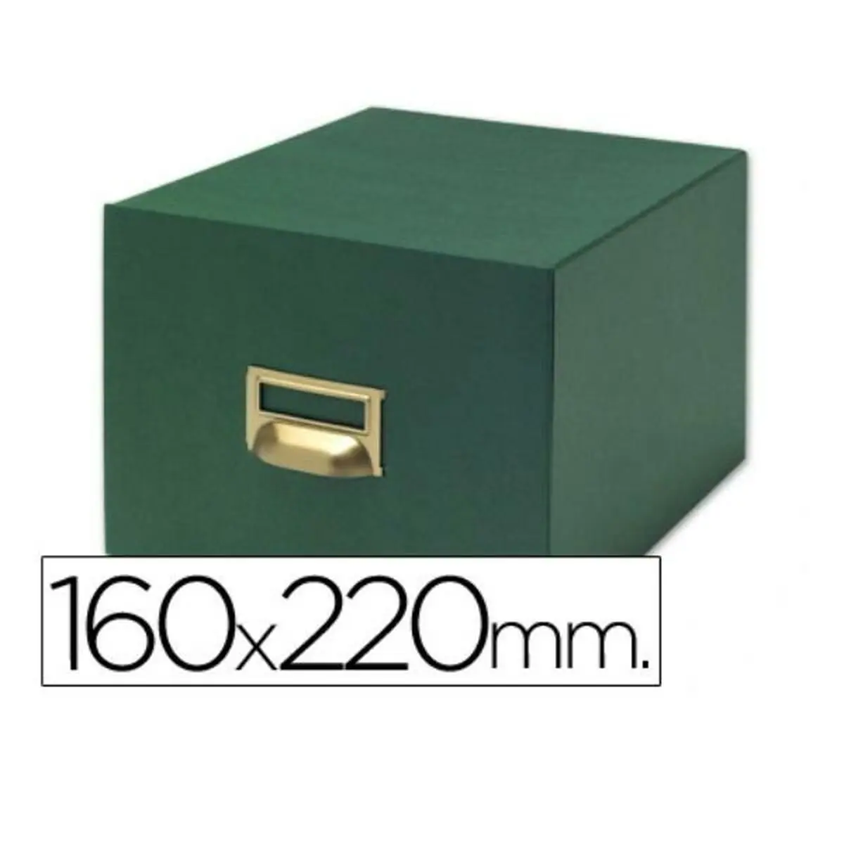 Classificatore compilabile Liderpapel TV10 Verde Cartone