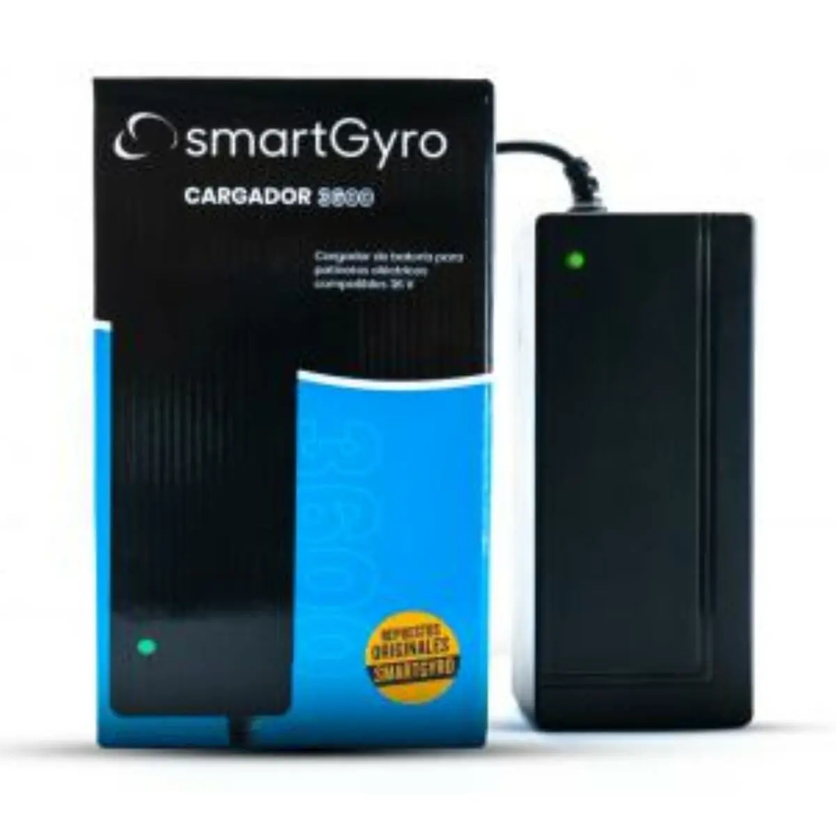 Caricabatterie per Monopattino Elettrico Smartgyro 3600 Nero 36 W