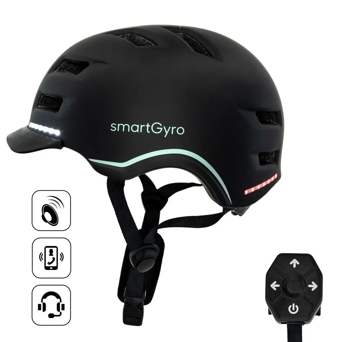 Casco per Hoverboard Elettrico Smartgyro SG27-253 Nero