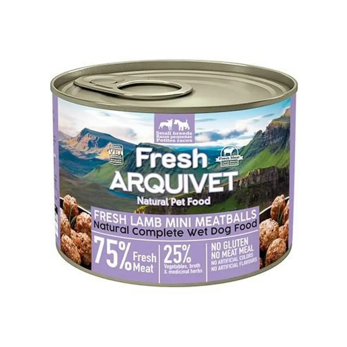 Cibo umido Arquivet Fresh Lamb Mini Meatballs 200 g