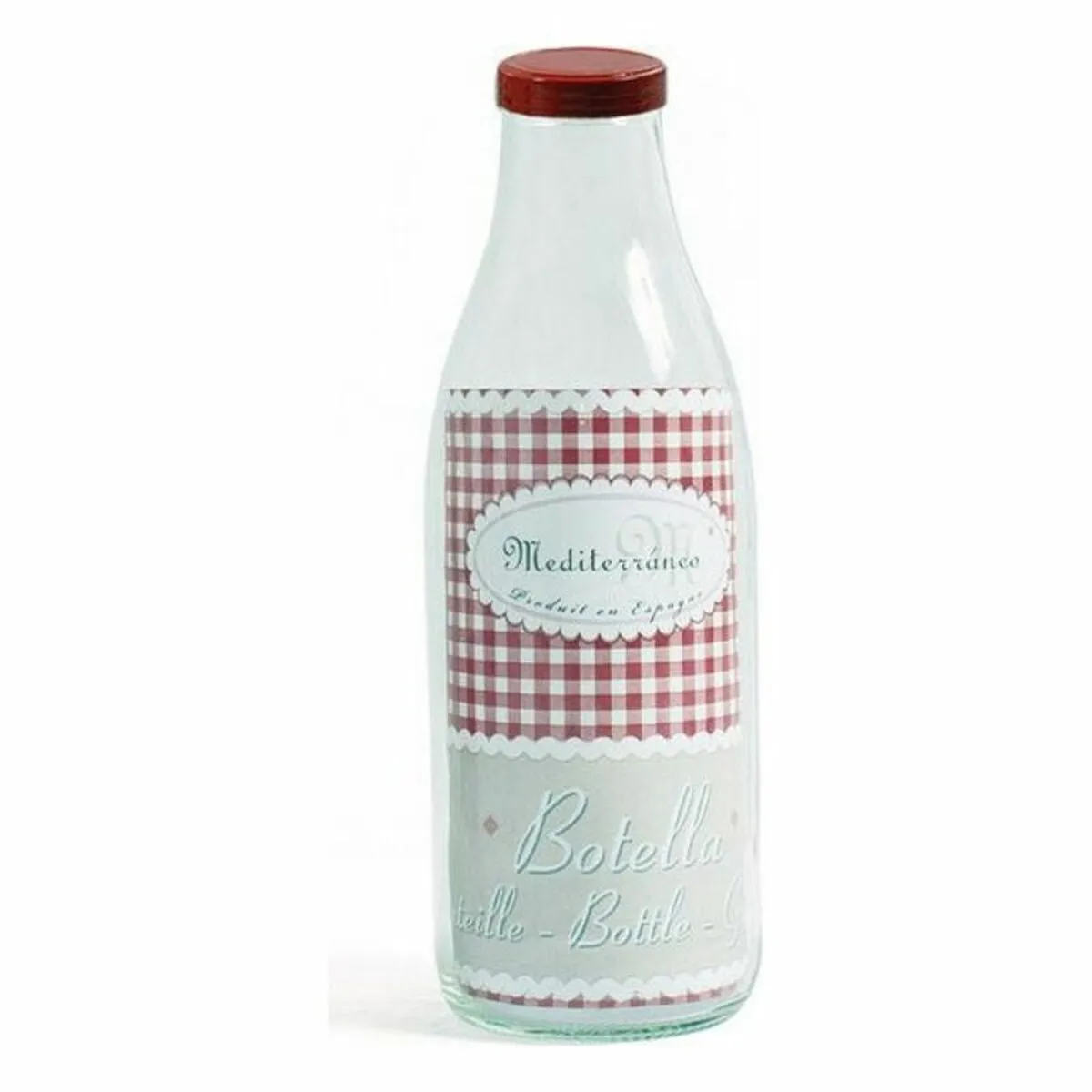 Barattolo Mediterraneo 41698 Cristallo Trasparente 1 L (1 L) (ø 9 x 25,5 cm)