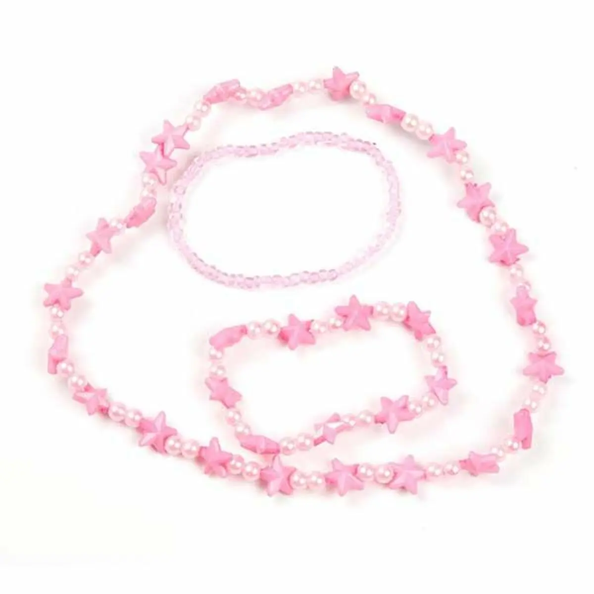 Set di Collana e Bracciali Inca    Rosa Per bambini