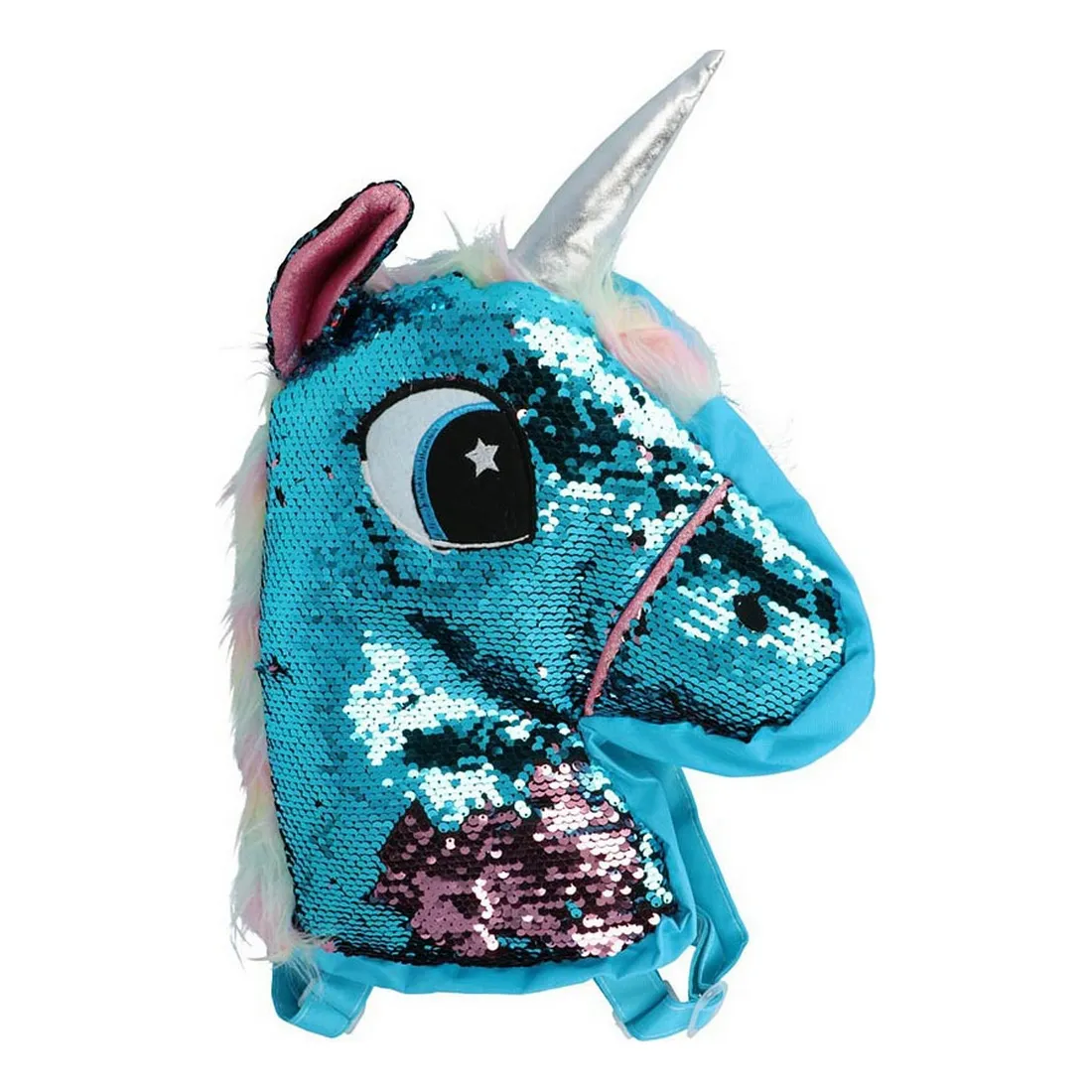 Zaino Inca Mochila Lentejuelas Paillettes Unicorno