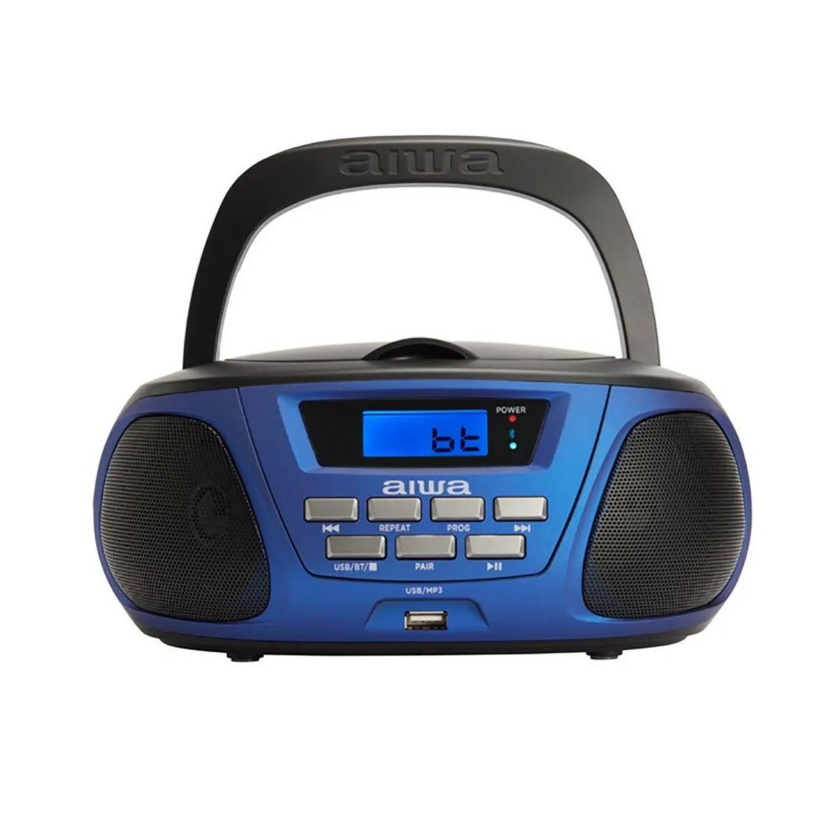 Radio CD Bluetooth MP3 Aiwa BBTU300BL    5W Azzurro Nero Nero/Blu