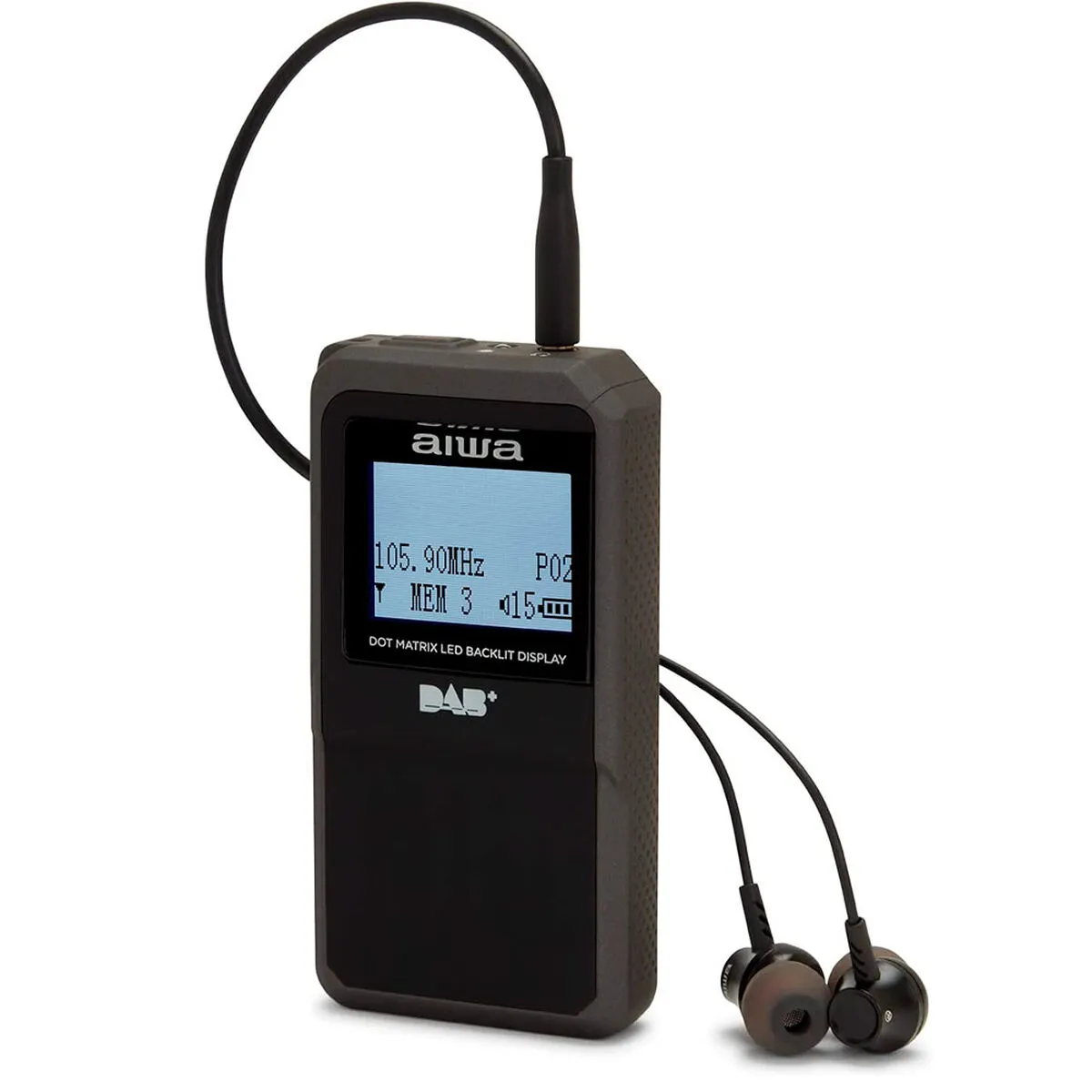 Radio Portatile Aiwa Nero FM DAB+