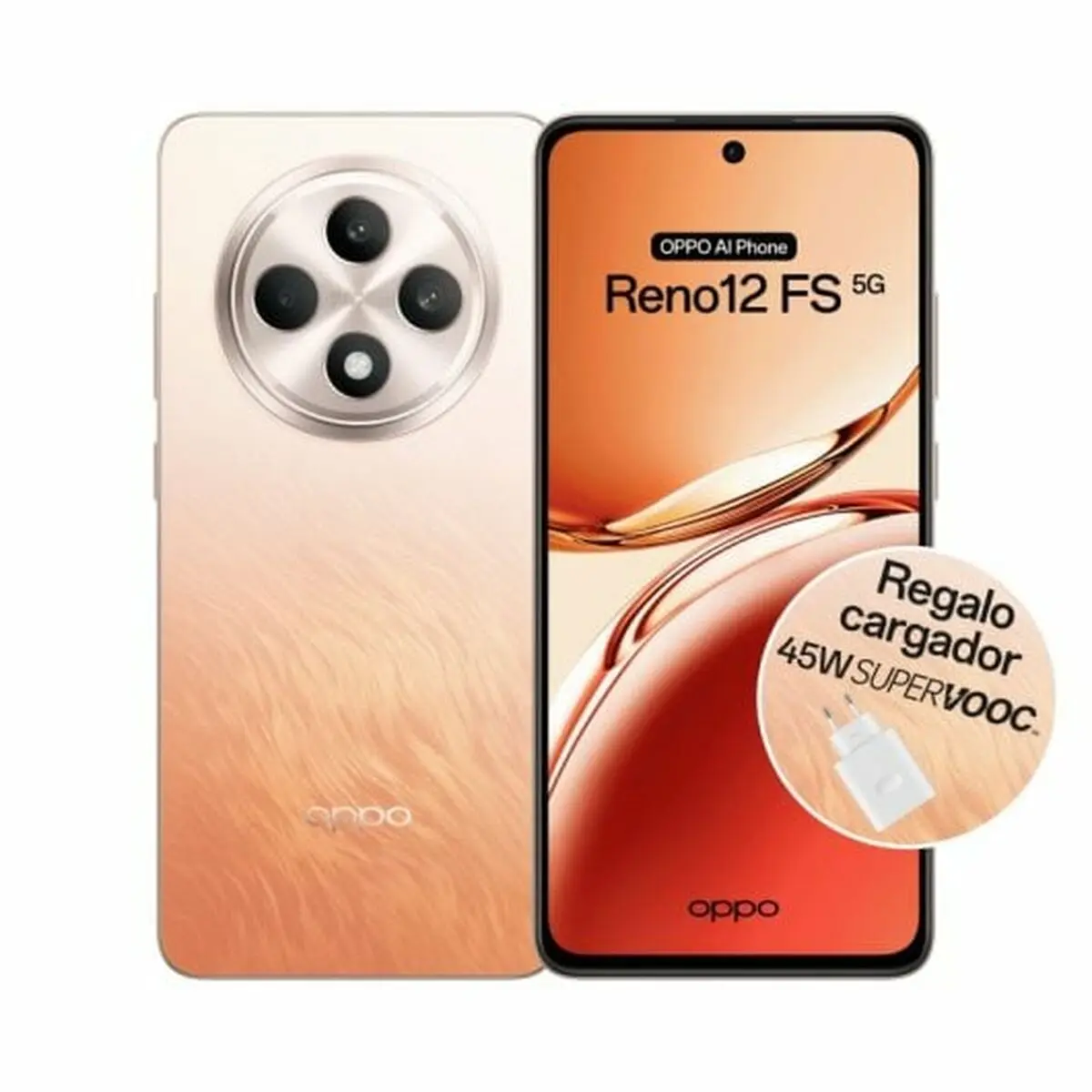 Smartphone Oppo Reno12 F 6,7" Octa Core 12 GB RAM 512 GB 2 TB Arancio