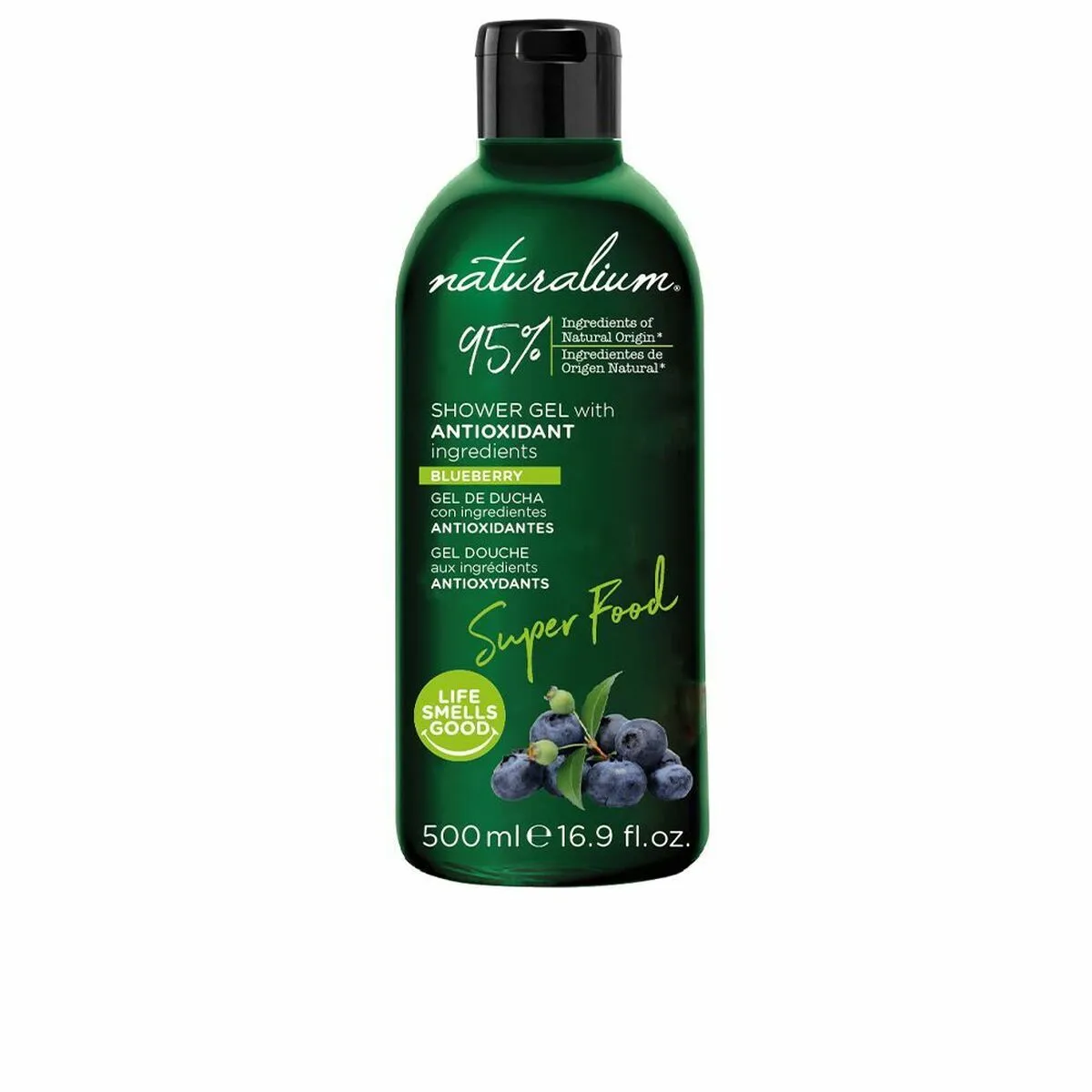 Gel Doccia Naturalium Super Food Mirtilli (500 ml)