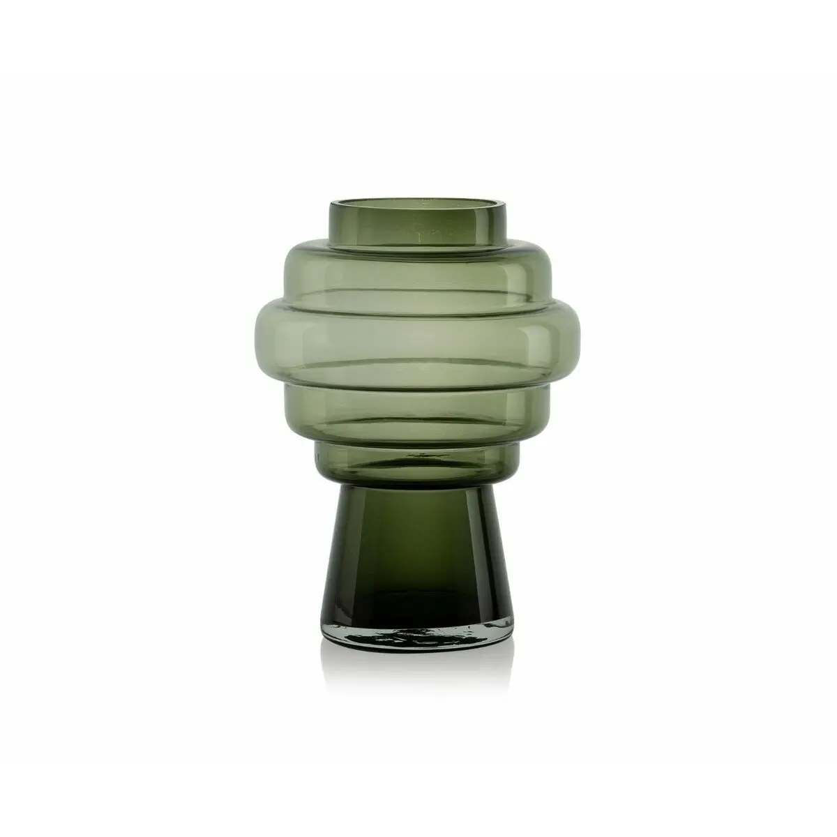 Vaso Alexandra House Living Verde Vetro 20 x 27 x 20 cm