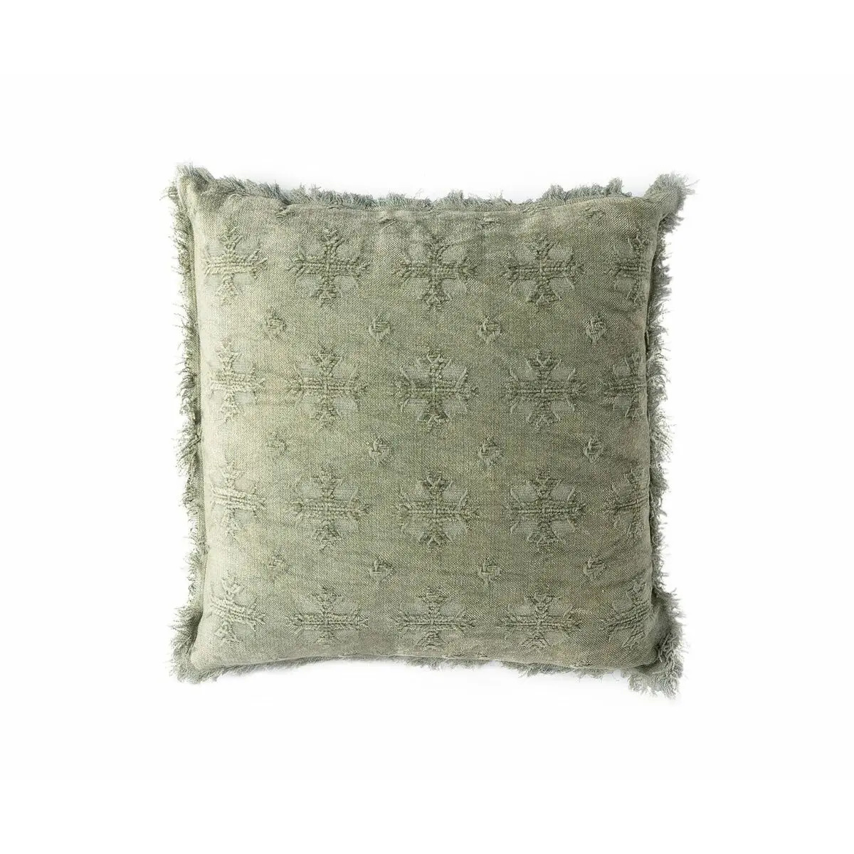 Cuscino Alexandra House Living CROSS Verde Chiaro 45 x 1 x 45 cm