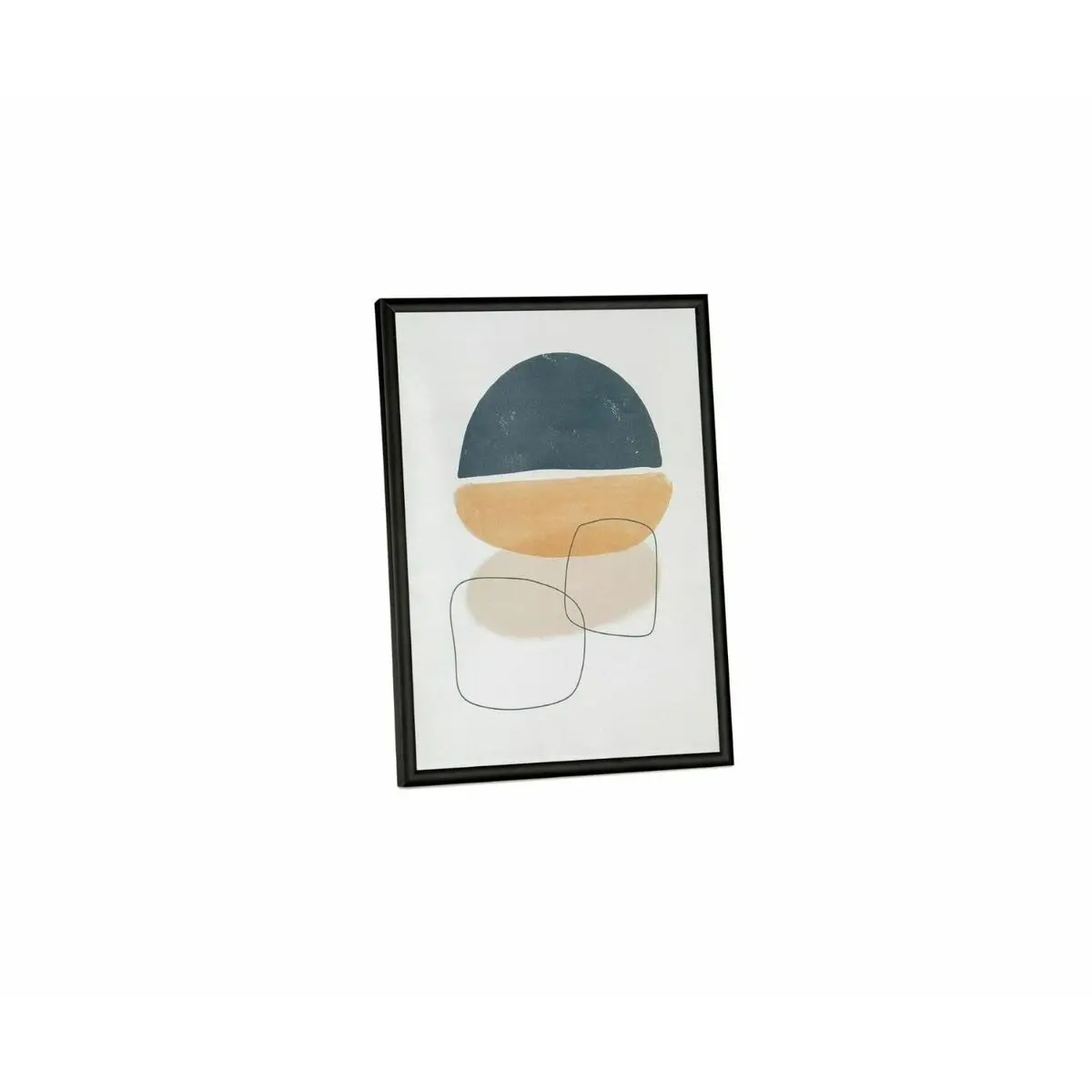 Cornice Portafoto Alexandra House Living Nero Alluminio 21 x 30 cm 30 x 1 x 21 cm