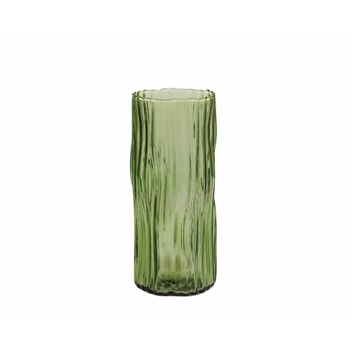 Vaso Alexandra House Living Verde Vetro 10 x 25 x 10 cm