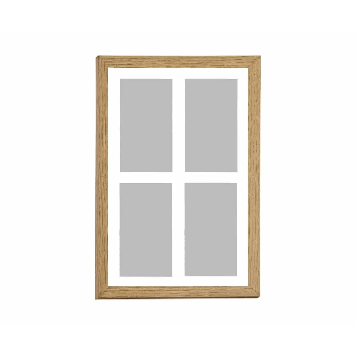 Cornice Portafoto Alexandra House Living Beige Legno Legno MDF 10 x 15 cm 2 x 42 x 32 cm Quadruplo