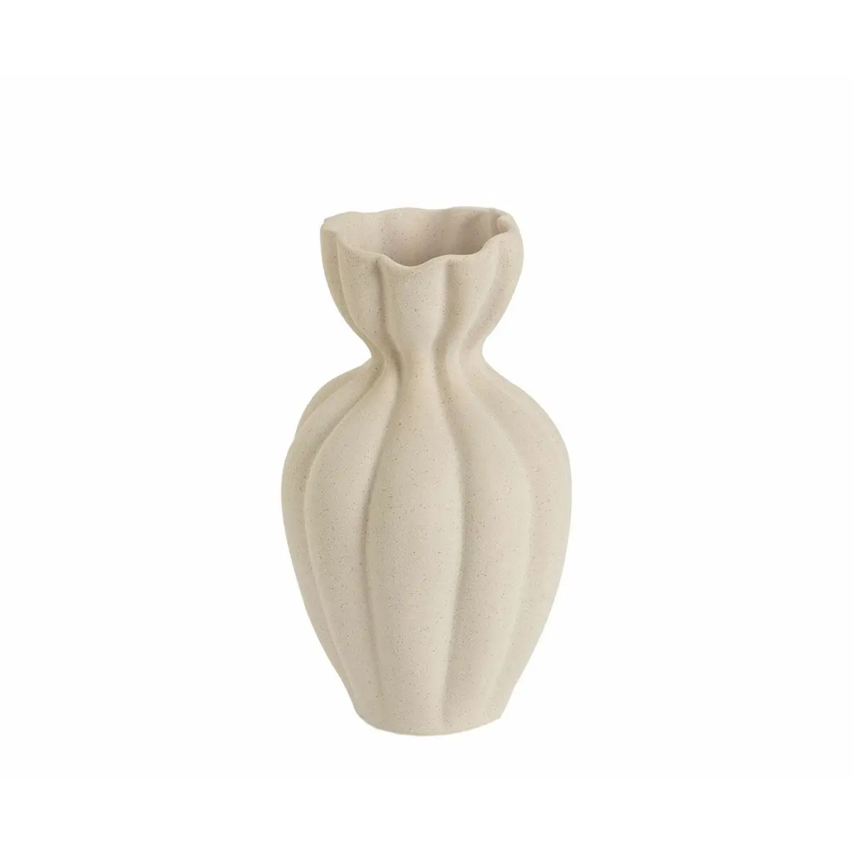 Vaso Alexandra House Living Capri Bianco Ceramica 9 x 29 x 17 cm