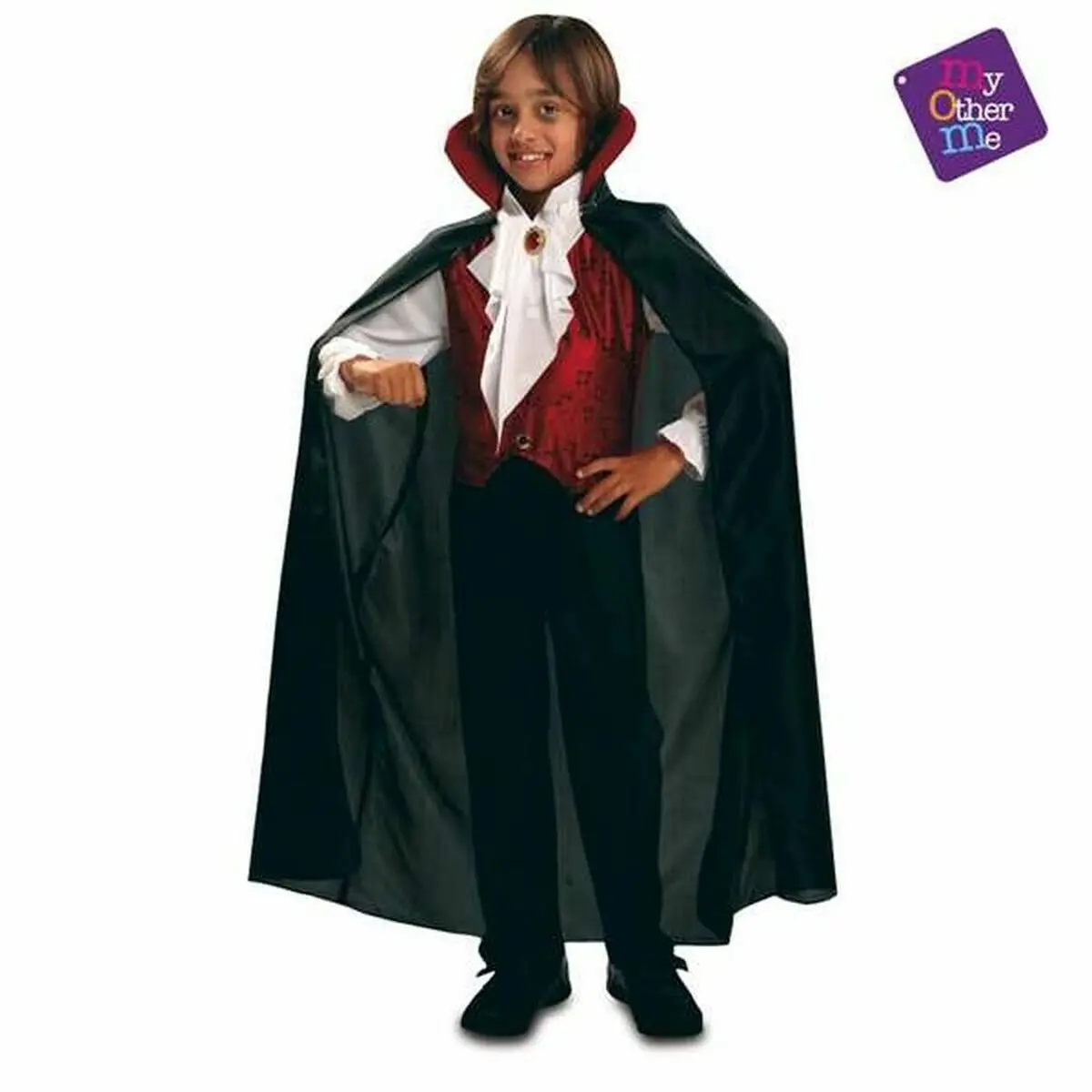 Costume per Bambini My Other Me gotico 3 Pezzi Vampiro Nero (3 Pezzi)