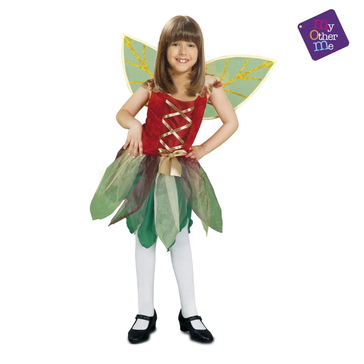 Costume per Bambini My Other Me Bosco Fata Verde (2 Pezzi)