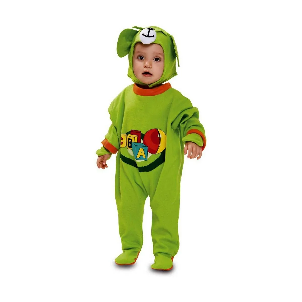 Costume per Neonati My Other Me Verde Orso 7-12 Mesi (2 Pezzi)