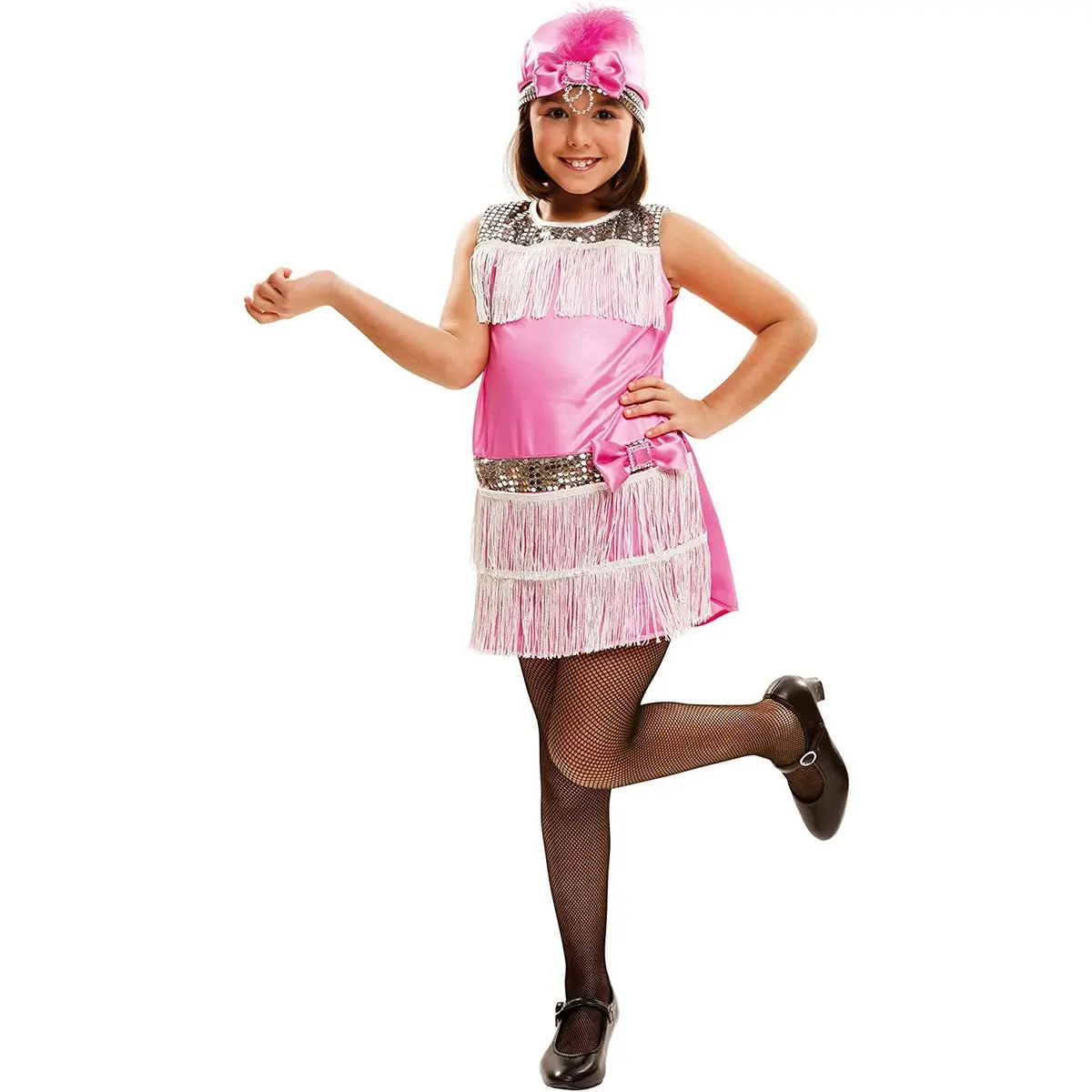 Costume per Bambini My Other Me Rosa Charleston 3-4 Anni