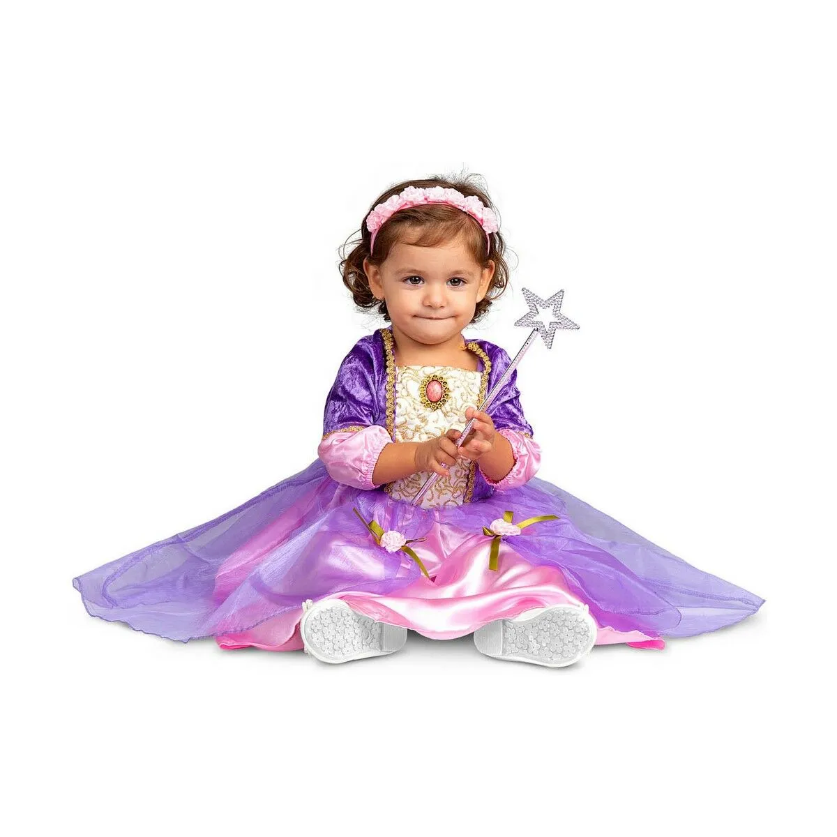 Costume per Neonati My Other Me Viola Principessa 1-2 anni (2 Pezzi)