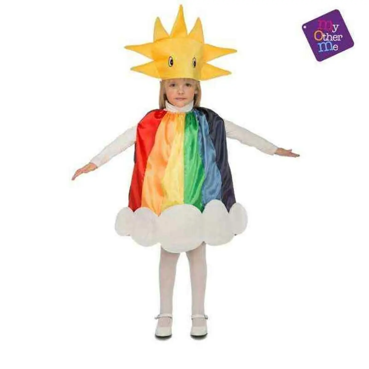 Costume per Bambini Rainbow 5-6 Anni