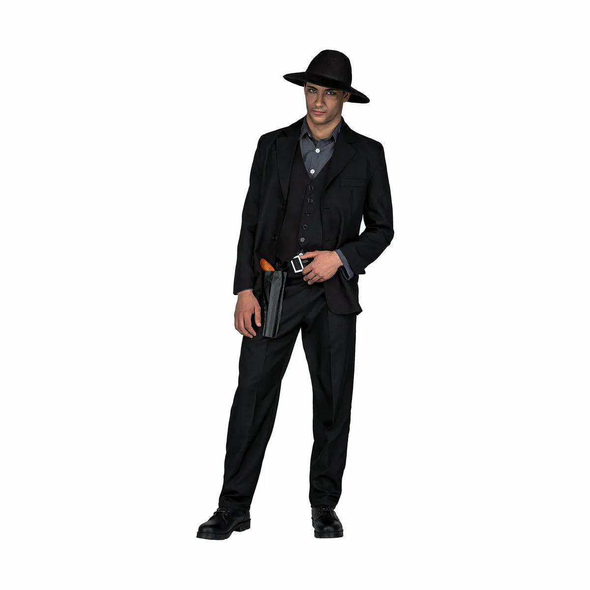 Costume per Adulti My Other Me Nero M/L Pistolero (5 Pezzi)