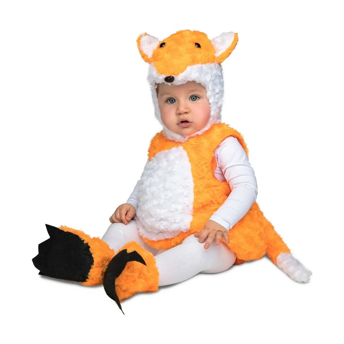 Costume per Neonati My Other Me Arancio Volpe 1-2 anni (4 Pezzi)