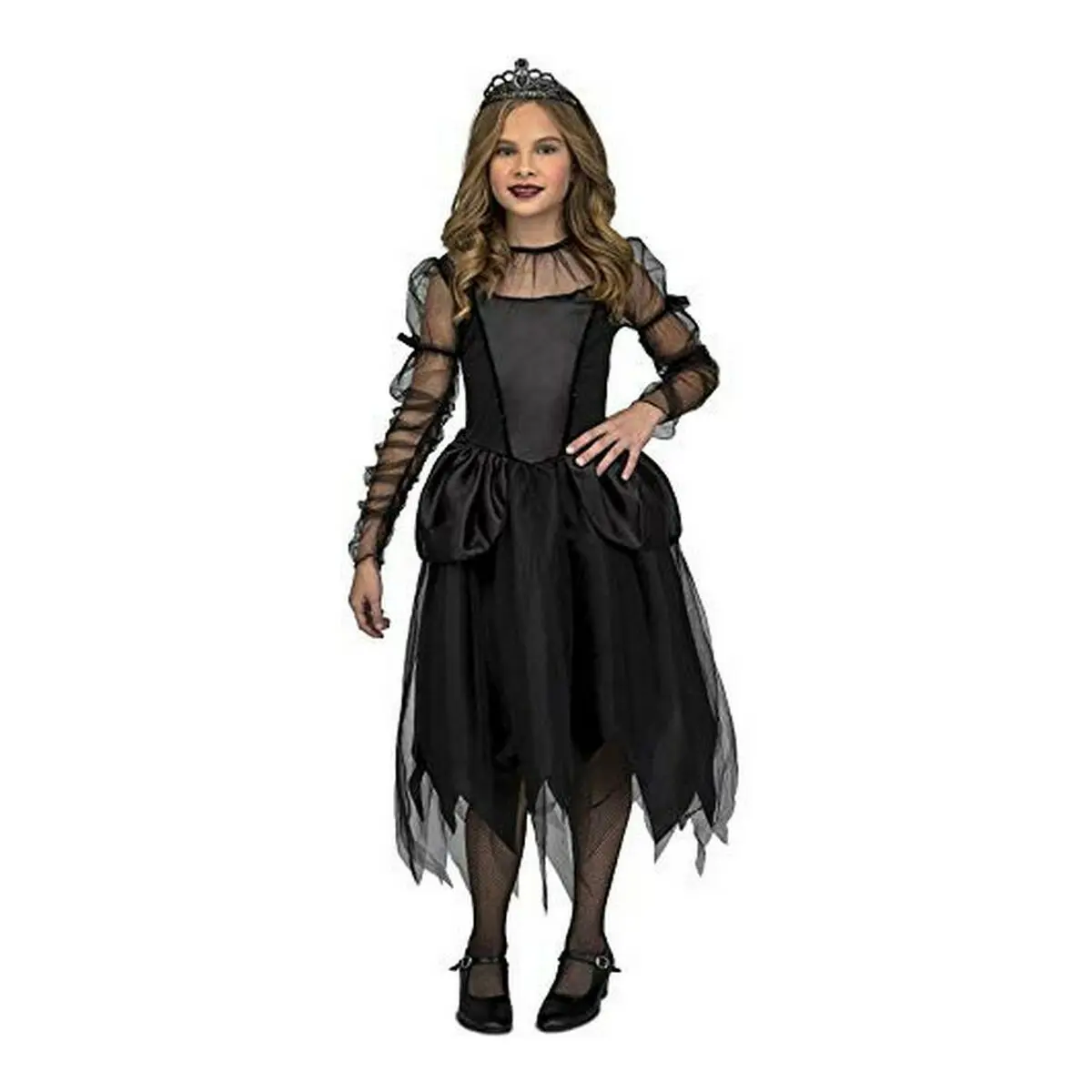 Costume per Bambini Gothic Damsel Multicolore S 7-9 Anni (3 Pezzi)