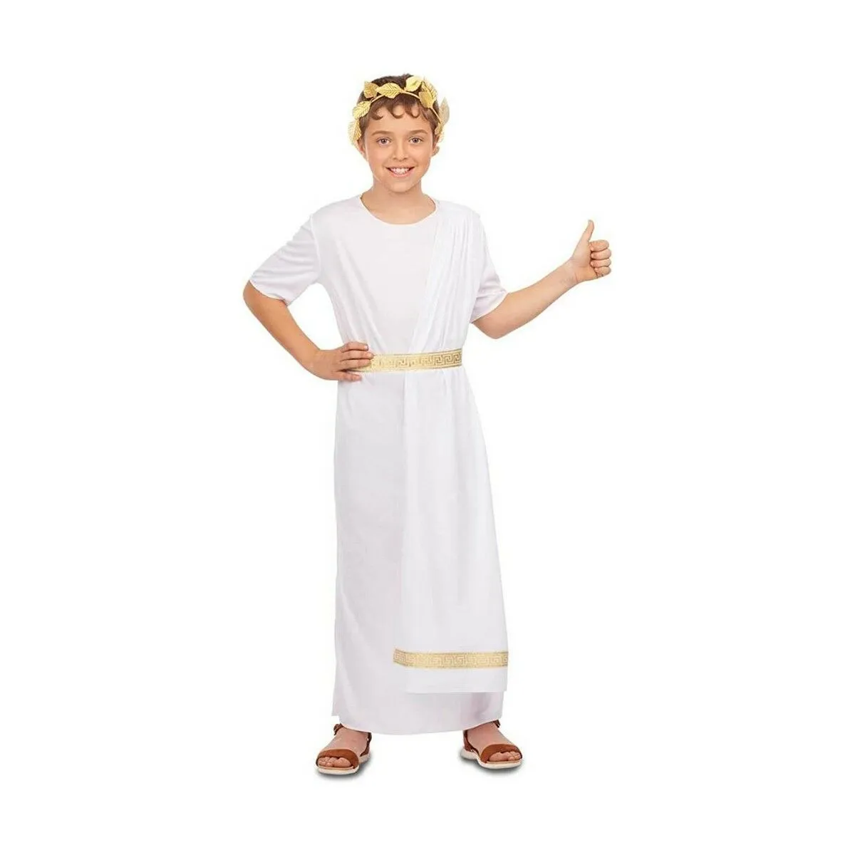 Costume per Bambini My Other Me Bianco 3-4 Anni Soldato Romano (3 Pezzi)