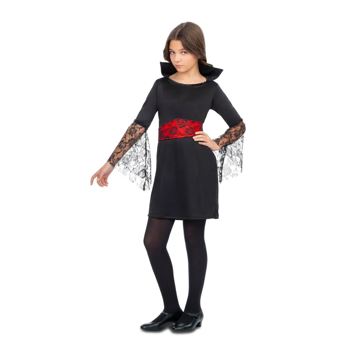 Costume per Bambini My Other Me Vampiro Donna 5-6 Anni (2 Pezzi)