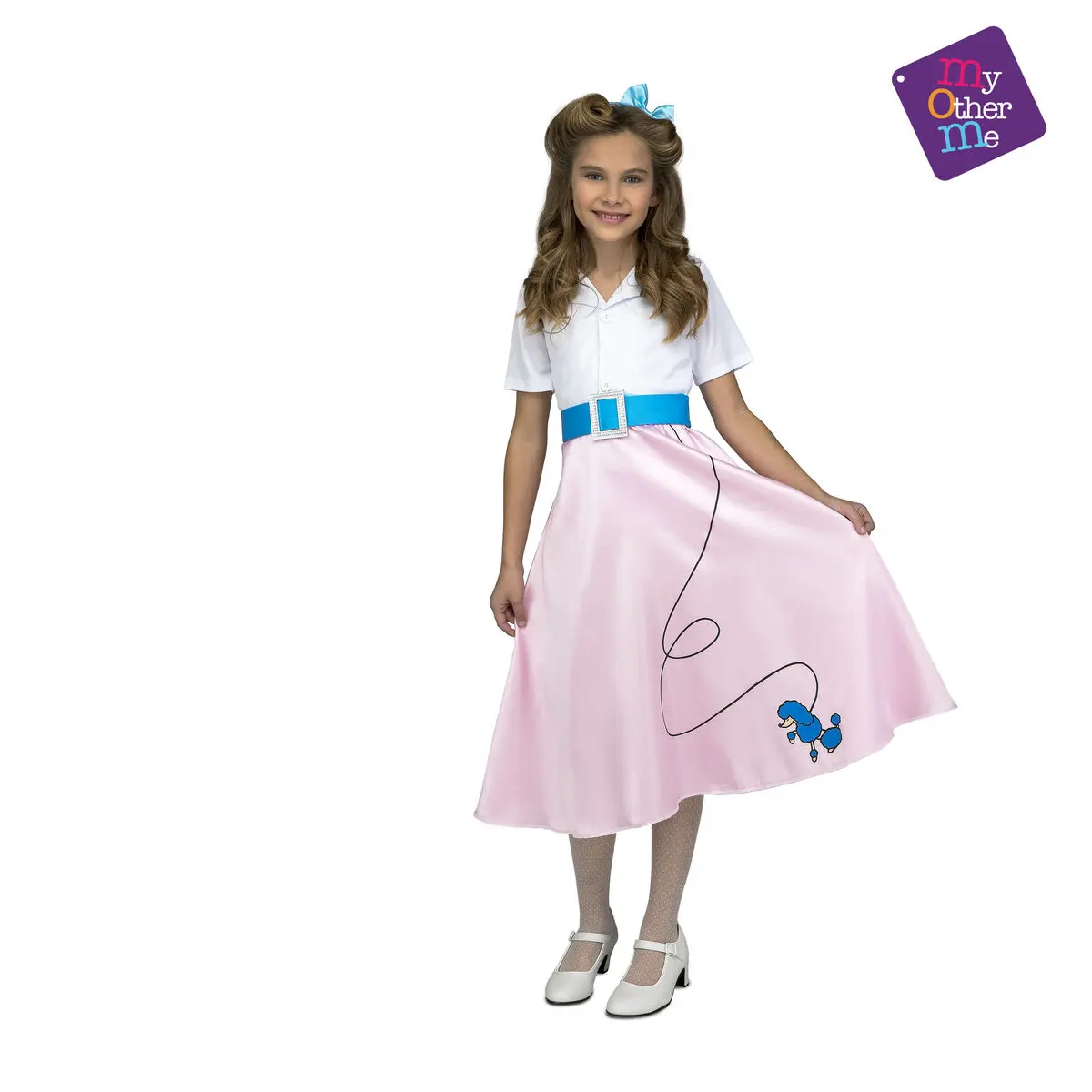 Costume per Bambini My Other Me Pink Lady 7-9 Anni Gonna (3 Pezzi)