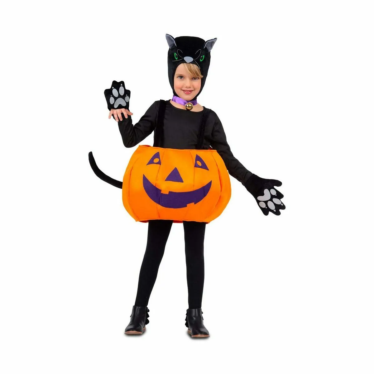 Costume per Bambini My Other Me Zucca Gatto (5 Pezzi)