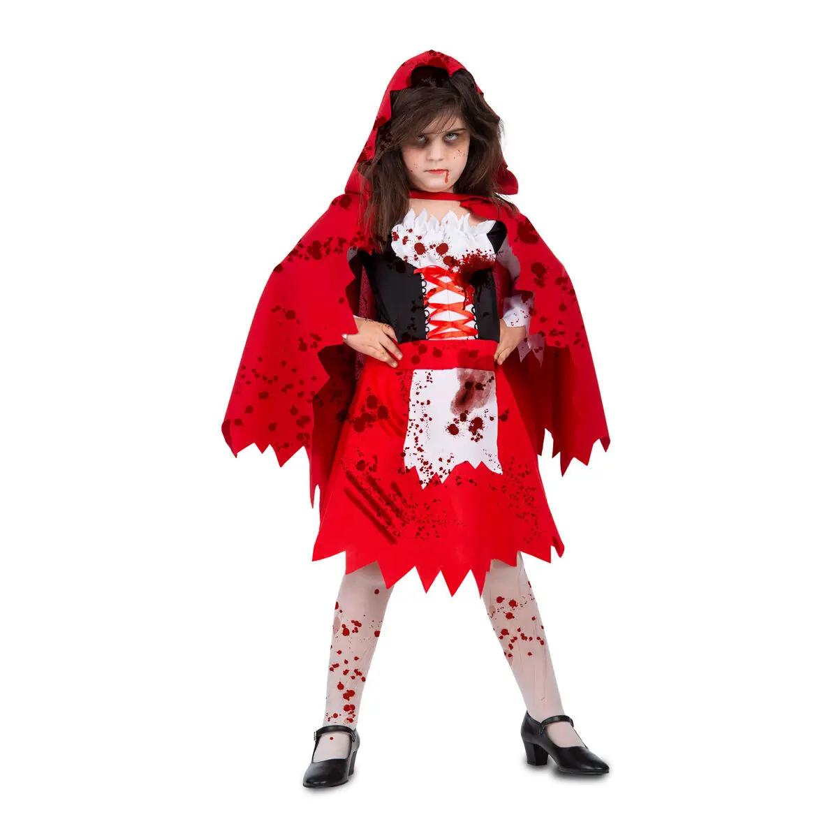 Costume per Bambini My Other Me Cappuccetto Rosso Sanguinario 5-6 Anni (3 Pezzi)