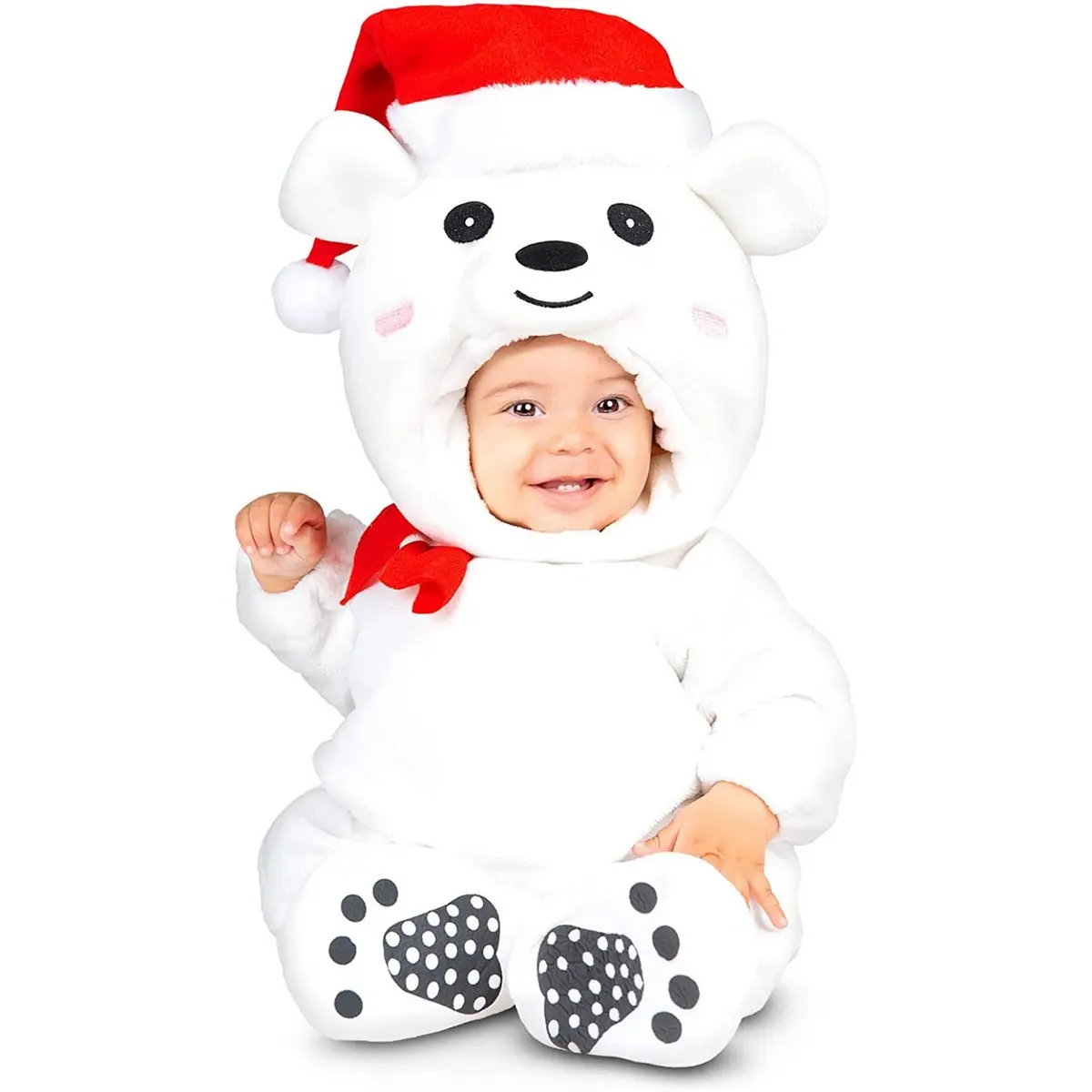 Costume per Neonati My Other Me Bianco Orso Natale 7-12 Mesi