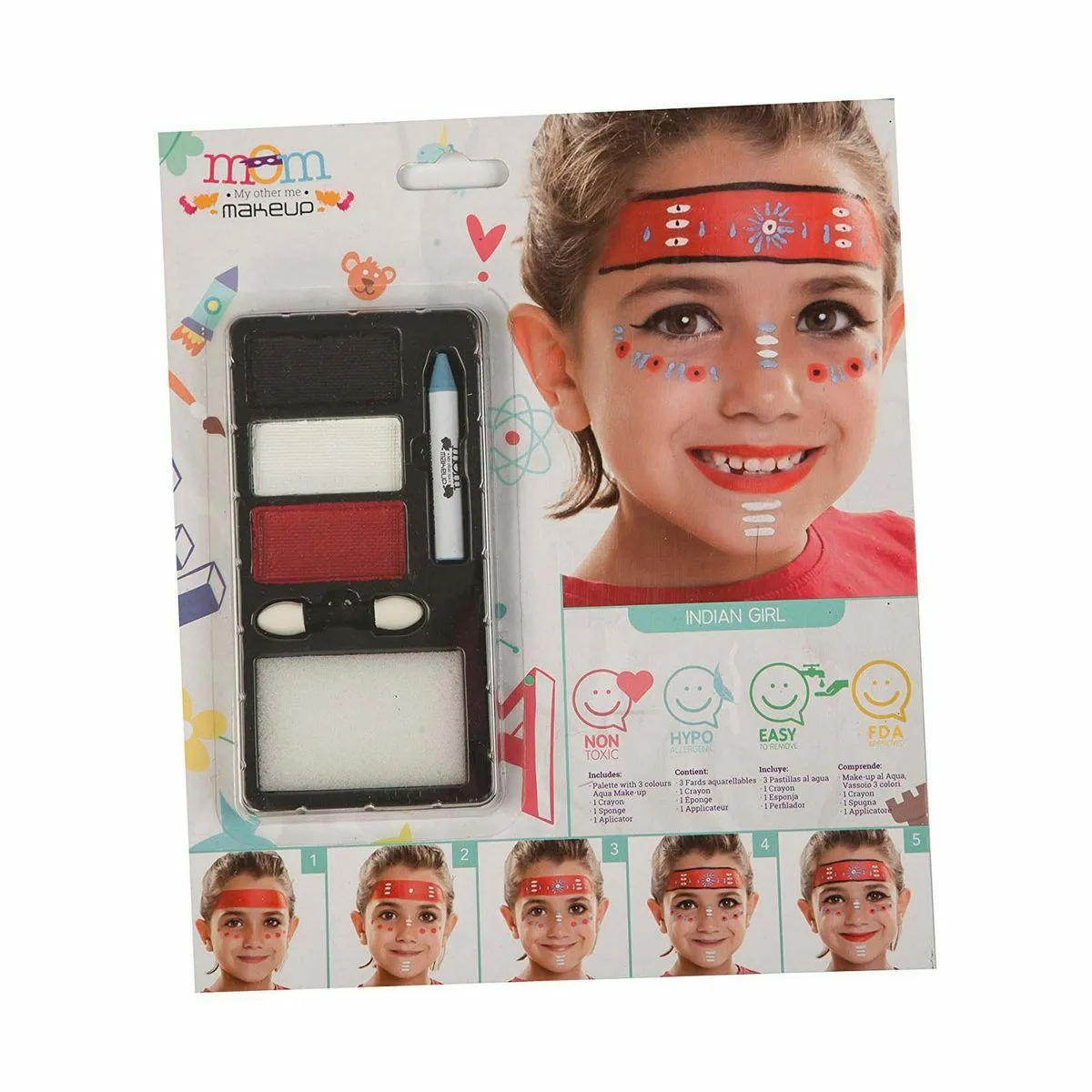 Trucco per Bambini My Other Me Indiano Americano